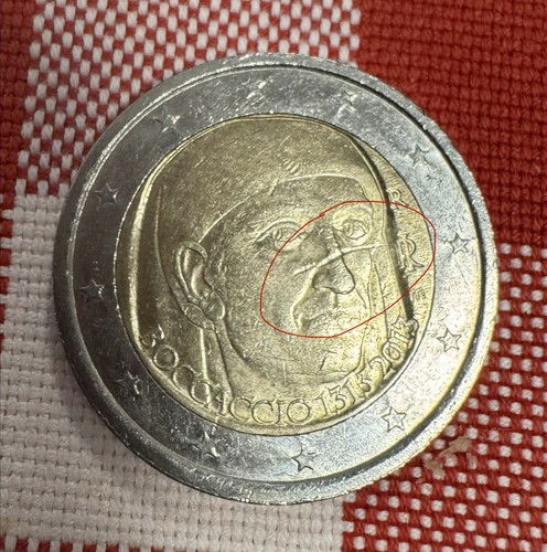 Moneta euro rara - moneta, da