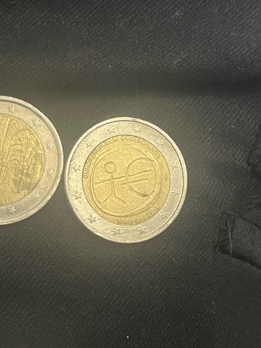 Moneta rara euro della - rara,