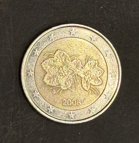 Moneta euro fiori finland - 2€,