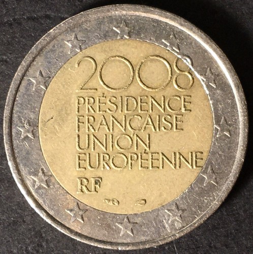 Moneta euro 2008 francia - €,