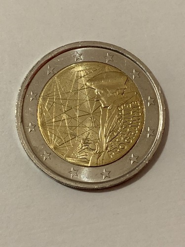 Moneta euro rara - moneta, erasmus
