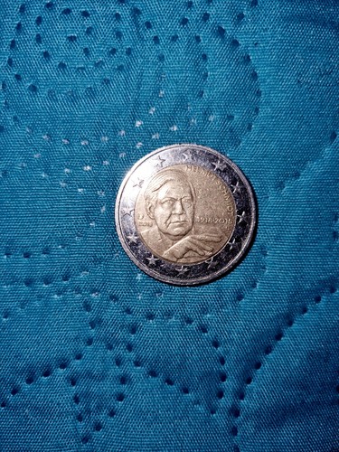 Rara moneta euro - euro, celebra