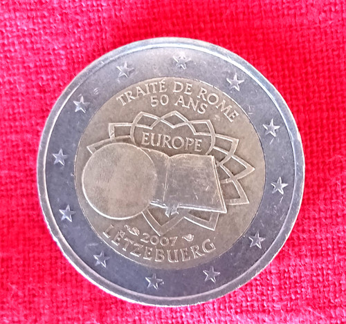 Moneta euro rara traite - euro, traite'
