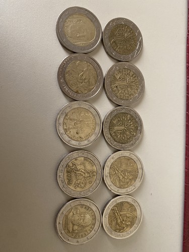 Monete due euro - monete, da
