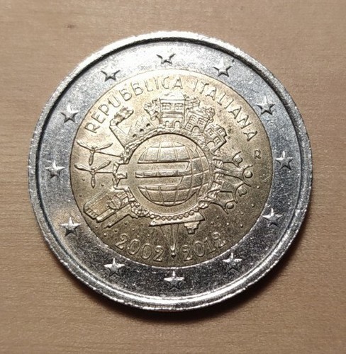 Moneta euro repubblica - -,